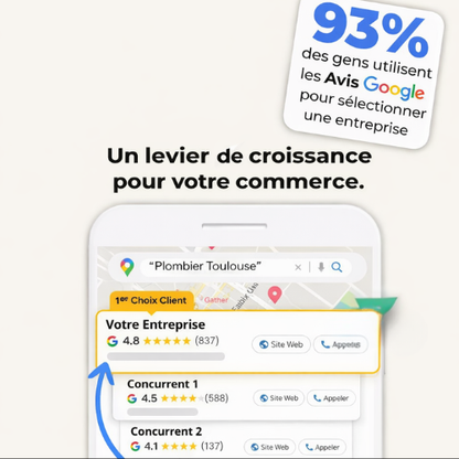 OneTouch — Collecteur d'Avis Google